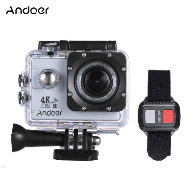 

Andoer AN4000 4K 30fps 16MP WiFi Action Sports Camera 1080P 60fps Full HD 4X Zoom Waterproof 40m 2" LCD Screen 170¡ã Wide Angle Le