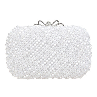 

Fawziya Bow Wedding Purse Pearl Handbag For Women Evening Bag