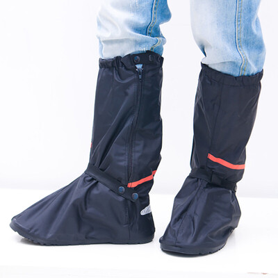 

Wolf walker high tube flat rain shoes set men&women thickened waterproof shoes waterproof shoes cover rain boots non-slip boots riding shoes LXZ-9004 black  code
