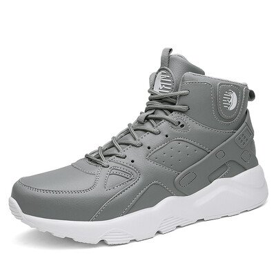 

Damaizhang Men High Top Lace Up Sneaker Brand Ankle Boots Male Fashion Sport Tranining Shoes