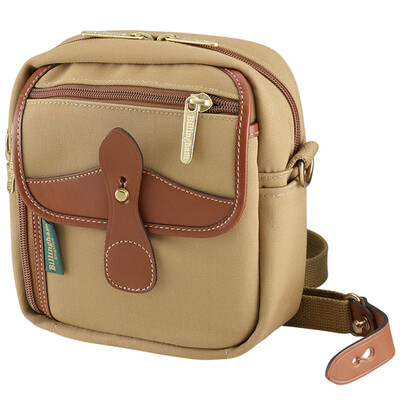 

Billingham Pola Series Shoulder Bags Unisex One Camera KhakiBrown Leather Canvas
