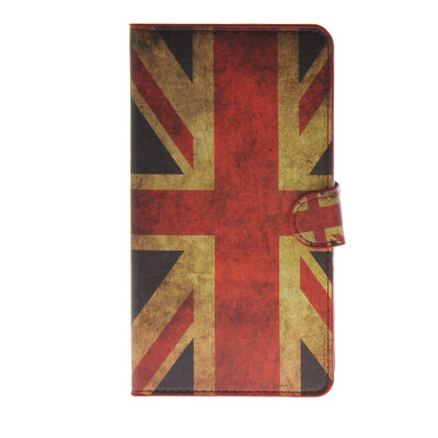 

MOONCASE UK British Flag Leather Side Flip Wallet Card Slot Stand Pouch Case Cover for Samsung Galaxy Mega 2 G750F