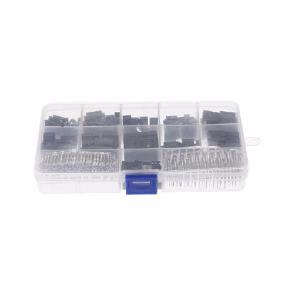 

620pcs Colorful Jumper Wire Pin Header Connector Housing Kit And MF Crimp Pins Electronic Components