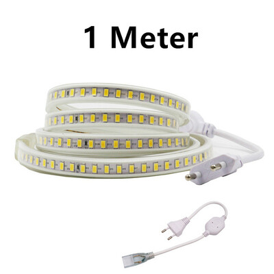 

220V 120Ledm Led Strip light 5730SMDSuper Bright 1m2m3m4m5m10m20m WhiteWarm White Waterproof Led Light With EU Plug