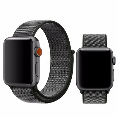 

Nylon sport loop strap For Apple Watch band 42mm 38mm iWatch 321 bracelet hook-and-loop wrist watchband accessories