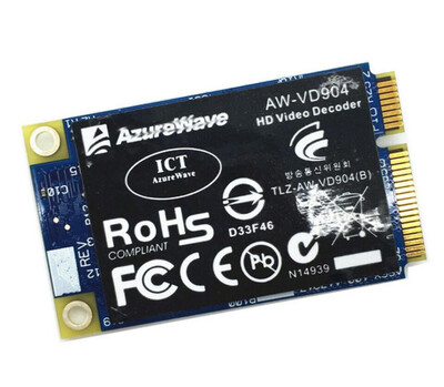 

Wireless Adapter Card for Broadcom BCM70012 BCM970012 BCM70010 Crystal HD Video Decoder AW-VD904 AZUREWAVE Mini PCI-E Card