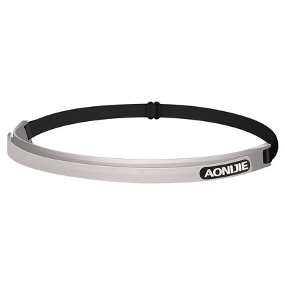 

AONIJIE sports headband with sweat belt outdoor mountaineering marathon running men&women fitness silicone wicking belt gray