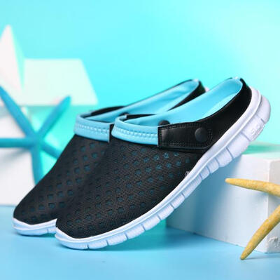 

2018 summer new couple beach garden shoes mesh breathable comfort casual shoes fashion slip wear