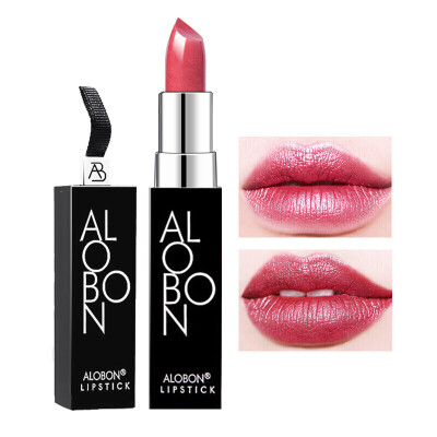 

ALOBON crystal charm black tube lipstick 38g not easy to discolor not easy to stain cup moisturizing 301 rose red pearl