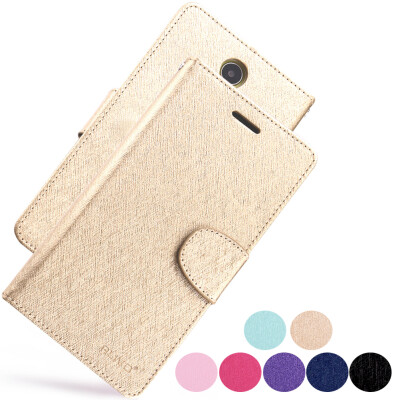 

Redmi Note 2 Mooncase Silk and Maple Flip Folio PU Leather Case For Xiaomi Redmi Note 2 (5.5")