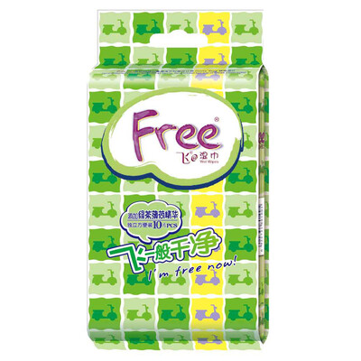 

Free wipes (green tea mint essence) 6 packaging