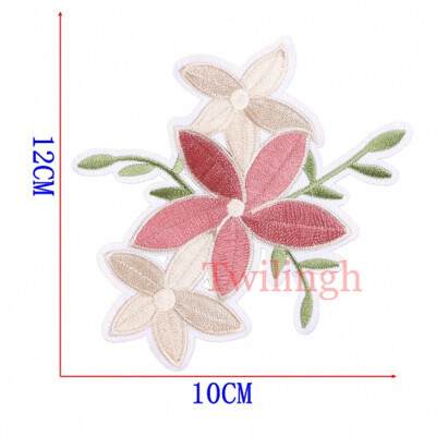 

1 Pcs Brand Flower Patches 5 Style Sticker Embroidery Motif Applique Garment Bride Women DIY Clothes Bride Wedding Dress Party