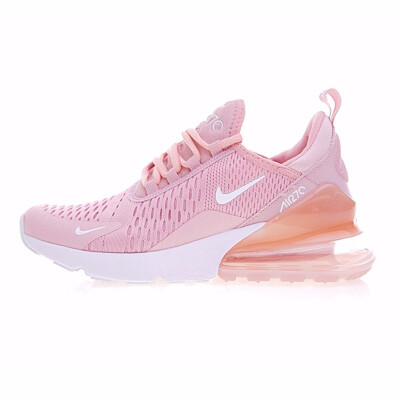 

Nike Air Max 270 Running Shoes Women Outdoor Sneakers Shoes Yellow Pink Breathable Lightweight