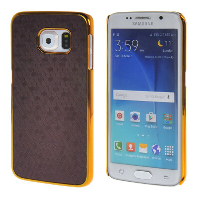

MOONCASE Золото Chrome Шкала фильмы стиль Твердый переплет чехол для Samsung Galsxy S6 Edge фиолетовый