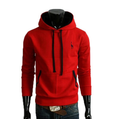 

Zogaa New Mens Hoodie Fashion Fawn Electric Embroidery