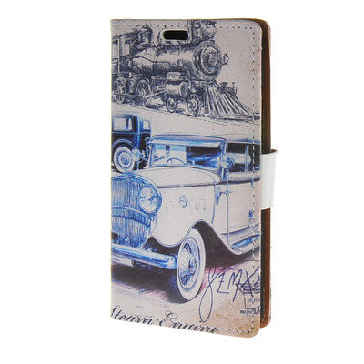 

MOONCASE Case for Huawei Honor 4A (5.0") Leather Flip Wallet Style and Kickstand Case Cover [Cute Pattern] Design / a18