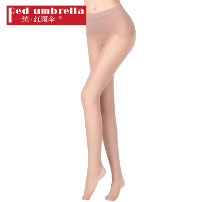 

Uniform · red umbrella stockings womens pantyhose 12D seamless stockings apple hip cotton bottom velvet thin pantyhose dark skin color code