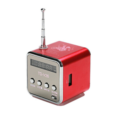 

TOPROAD Mini Portable Music Speaker TD-V26 Micro SD TF MP3 Player Support FM Radio USB Stereo Altavoz Speakers for Computer PC