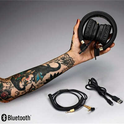 

Marshall Major II Беспроводные наушники Bluetooth-гарнитура Высококачественные профессиональные наушники HiFi Black VS Studio SOLO Wireless.