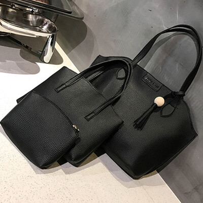 

Womens New Three-piece Korean Tide Wild Large Capacity Shoulder Bag