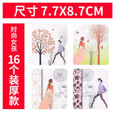 

Cntomlv Strong Cartoon Hooks Recyclable Waterproof Traceless sticker hanger Lasting Wall Hanging Self Adhesive Hooks