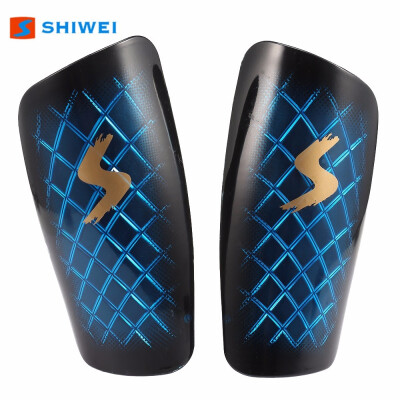 

Shiwei One Pair Football Shin Guards Sport Football Leg Pads Training Protector high-quality PP&EVA materials soft