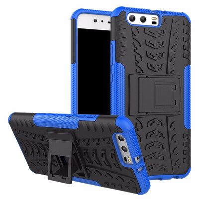 

Goowiiz Phone Case For Huawei P10P10 PlusP10 Lite Armor Tire Texture Rugged Protection PCTPU Full Protection