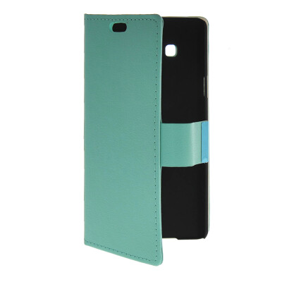 

MOONCASE Slim Leather Side Flip Wallet Card Slot Pouch with Kickstand Shell Back Case Cover for Samsung Galaxy A7 Mint Green