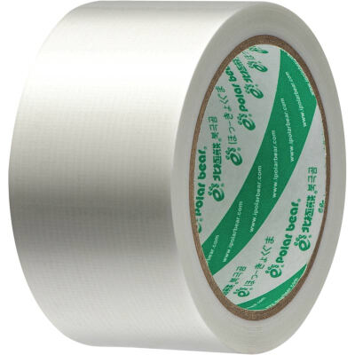 

Polar bear CL-609W Strong Burkina Tape White 60mm * 15y (13.7m) 1 Tape Carpet Tape Waterproof