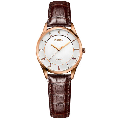 

Lausanne (ROSDN) watch quartz couple table male watch white white leather G3212CL-MRW