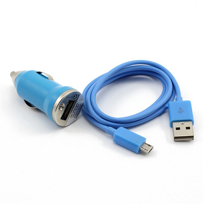

3FT Micro USB Sync Data Cable+Mini Car Charger for Samsung Galaxy S4 S3 S2 I9500