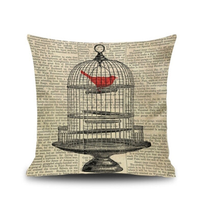 

Cntomlv Modern Simple Plant Decorative Pillow Case Chair Waist Square 45x45cm Cotton Linen Pillow Cover Home Textile Living