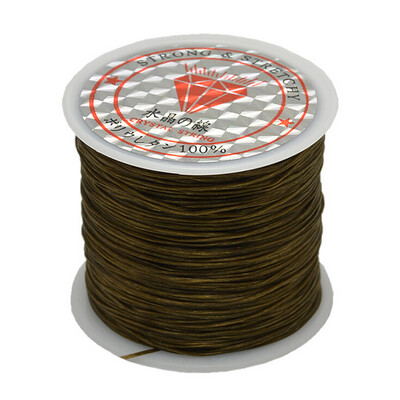 

50M Strong Stretch Elastic Cord Wire rope Bracelet Necklace String Bead 05mm
