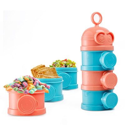 

Linmy Linmy baby milk powder box large-capacity portable milk powder plastic moisture-proof sealed side open milk powder box MNFG-810