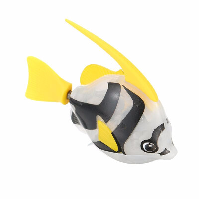

Aquatic Decor Fancy Toys Electronic Robot Shining Swimming Electric Fish Toy Children Kids Playing Water Toy