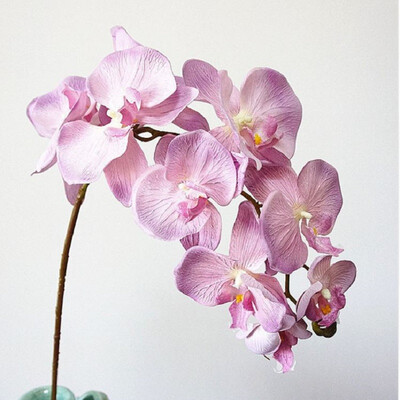 

2pcs 11Heads large Orchid Artificial Flowers Moth Butterfly Orchids Home Wedding Decoration fleurs artificielles deco anniversaire