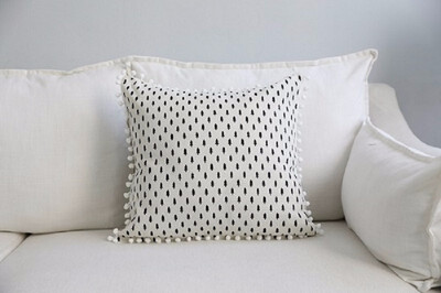 

pillow cushion sofa lumbar pillow chair back cushion car household almofada decorativa Cotton Pear Flower Ball Pillow Covers