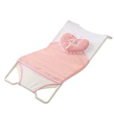 

New Design Foldable Baby Bath Tubbedpad Bath Chairshelf Baby Shower Nets Newborn Baby Bath Seat Infant Bath Bathtub Support