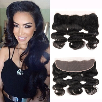 

WYF Brazilian Body Wave Virgin Hair 4 комплекты с фронтальными 100% необработанными человеческими волосами