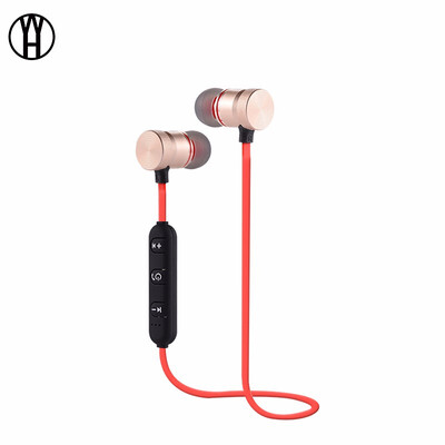 

XT-6 Bluetooth Металлические магнитные беспроводные наушники Спортивные вкладыши-вкладыши с микрофоном для мобильного телефона