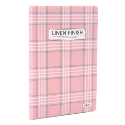 

Morninglight M & G APY4G056 Cloth A5 Adhesive This Notebook Diary 100 pages Pink