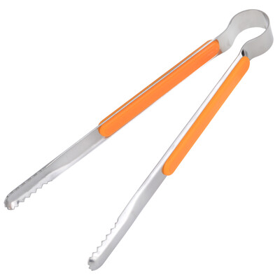 

Jirui Kitchen DIY Gadgets Korean Series Medium Stainless Steel Multifunctional Barbecue Food Pickup Clip CP3027