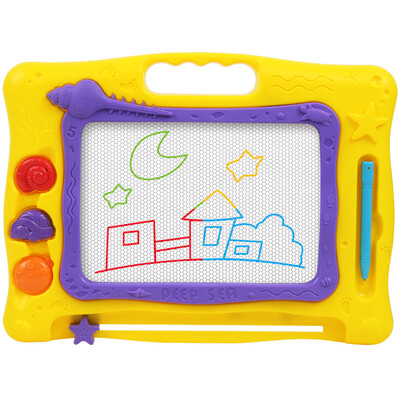 

Goggles Kids Puzzle Toys Цвет Магнитный Эскиз Мультфильм Печать Картина Граффити Штукатурка Труба Желтая