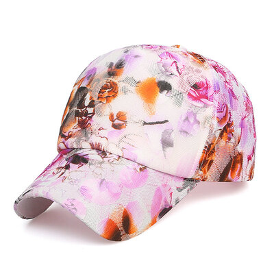 

Guttavalli Vintage Rose Flowres Cotton LBaseball Caps Women Sunhats Lace Цветочные Популярные солнцезащитные очки Мужчины на открытом воздухе Регулируемая мягкая шляпа