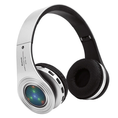 

TOPROAD STN-19 Bluetooth Headphones Wireless Stereo Headsets earbuds with Mic Support LED Light TF FM Radio for iPhone Samsung