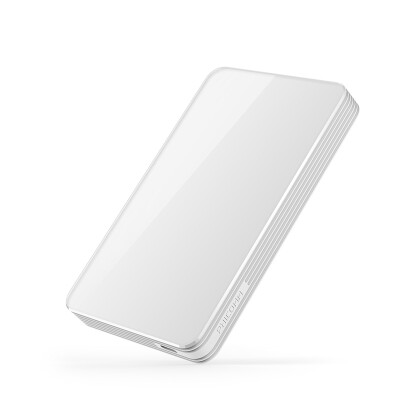 

Fidelity mobile hard disk H1 1TB storage space high-speed transmission white ABS acrylic portable hard drive