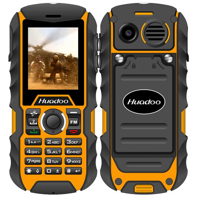 

Original Huadoo H1 Waterproof Phone 20" MTK6261A Rugged Dustproof Phone 2000mAh Shockproof Outdoor Phone Multi-language