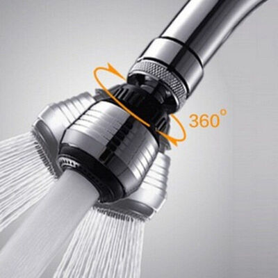 

360 Rotate Swivel Water Saving Tap Aerator Diffuser Faucet Nozzle Filter Connector