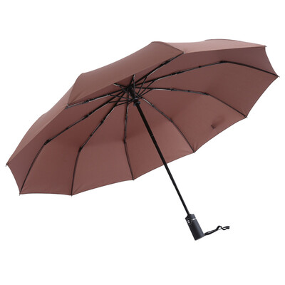 

Midea MAYDU Pure color automatic opening&closing 30 umbrella male business folding umbrella M3351 brown