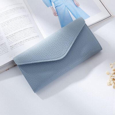 

Fashion wallet female long section of the ultra thin simple envelope clasp phone bags